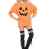 LEG AVENUE Pumpkin Dress Jersey Costume For Women