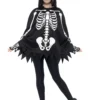Smiffys Adult's Poncho Skeleton Costume