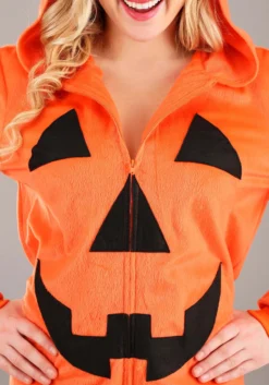 Adult Pumpkin Jumpsuit Costume -Smiffys Sales adult pumpkin costume jumpsuit alt 3