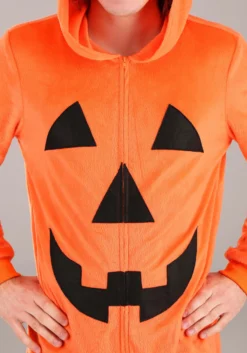 Adult Pumpkin Jumpsuit Costume -Smiffys Sales adult pumpkin costume jumpsuit alt 4