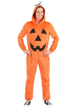 Adult Pumpkin Jumpsuit Costume