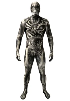 Adult Skull & Bones Skeleton Morphsuit Costume