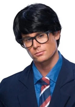 Reporter Black Wig