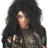 Black Heavy Metal Wig