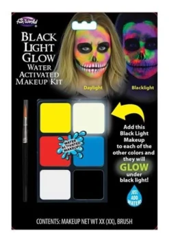 Fun World Black Light Makeup Kit Accessory
