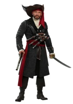 Blackbeard Plus Size Men's Costume