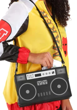 Black Boombox Costume Purse
