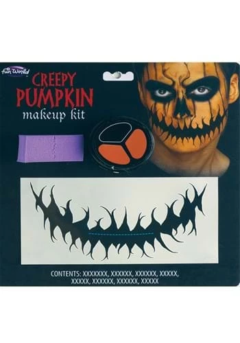 Fun World Creepy Pumpkin Costume Makeup Kit 1 Fun World Creepy Pumpkin Costume Makeup Kit