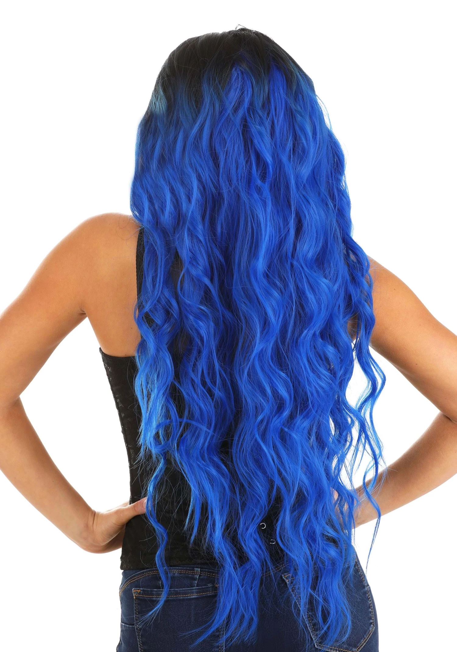 Deep Blue Sea Wig For Women 2 Deep Blue Sea Wig For Women - Image 2