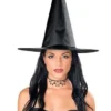 Deluxe Satin Witch Hat For Adults