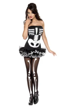 Smiffys Women's Sexy Skeleton Costume -Smiffys Sales fever skeleton costume image4