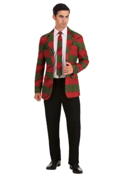 Opposuits Freddy Krueger Suit Coat For Adults -Smiffys Sales freddy krueger suit coat 2