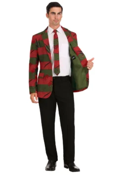 Opposuits Freddy Krueger Suit Coat For Adults -Smiffys Sales freddy krueger suit coat 3