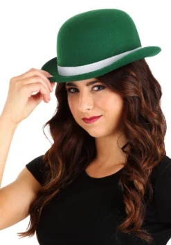 Adult Green Derby Hat -Smiffys Sales green derby hat 3