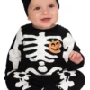 Infant Black Skeleton Costume