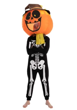 Inflatable Adult Pumpkin Bobblehead -Smiffys Sales inflatable pumpkin bobblehead alt 2