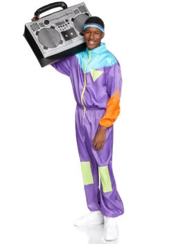 LEG AVENUE Awesome 80s Men's Track Suit Costume