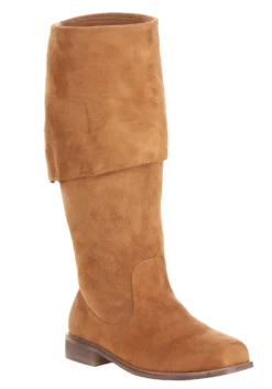 Brown Captain Pirate Boots For Men