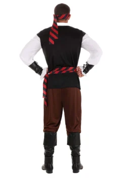 Budget Pirate Men's Costume -Smiffys Sales mens budget pirate costume alt 2