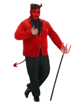 Men's Handsome Devil Plus Size Costume