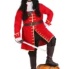 Plus Size Rum Captain Costume For Men