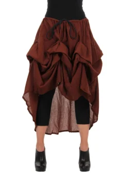 Brown Pirate Parachute Skirt -Smiffys Sales pirate parachute skirt brown alt 2