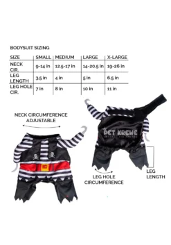 Pirate Pet Costume -Smiffys Sales pirate pet costume alt 7