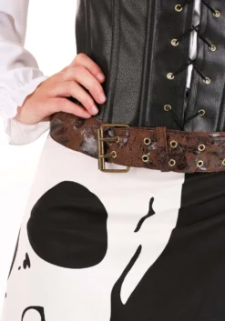 Women's Plus Size Skeleton Flag Rogue Pirate Costume -Smiffys Sales plus size skeleton flag rogue pirate costume for women alt5