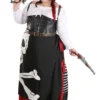 Women's Plus Size Skeleton Flag Rogue Pirate Costume