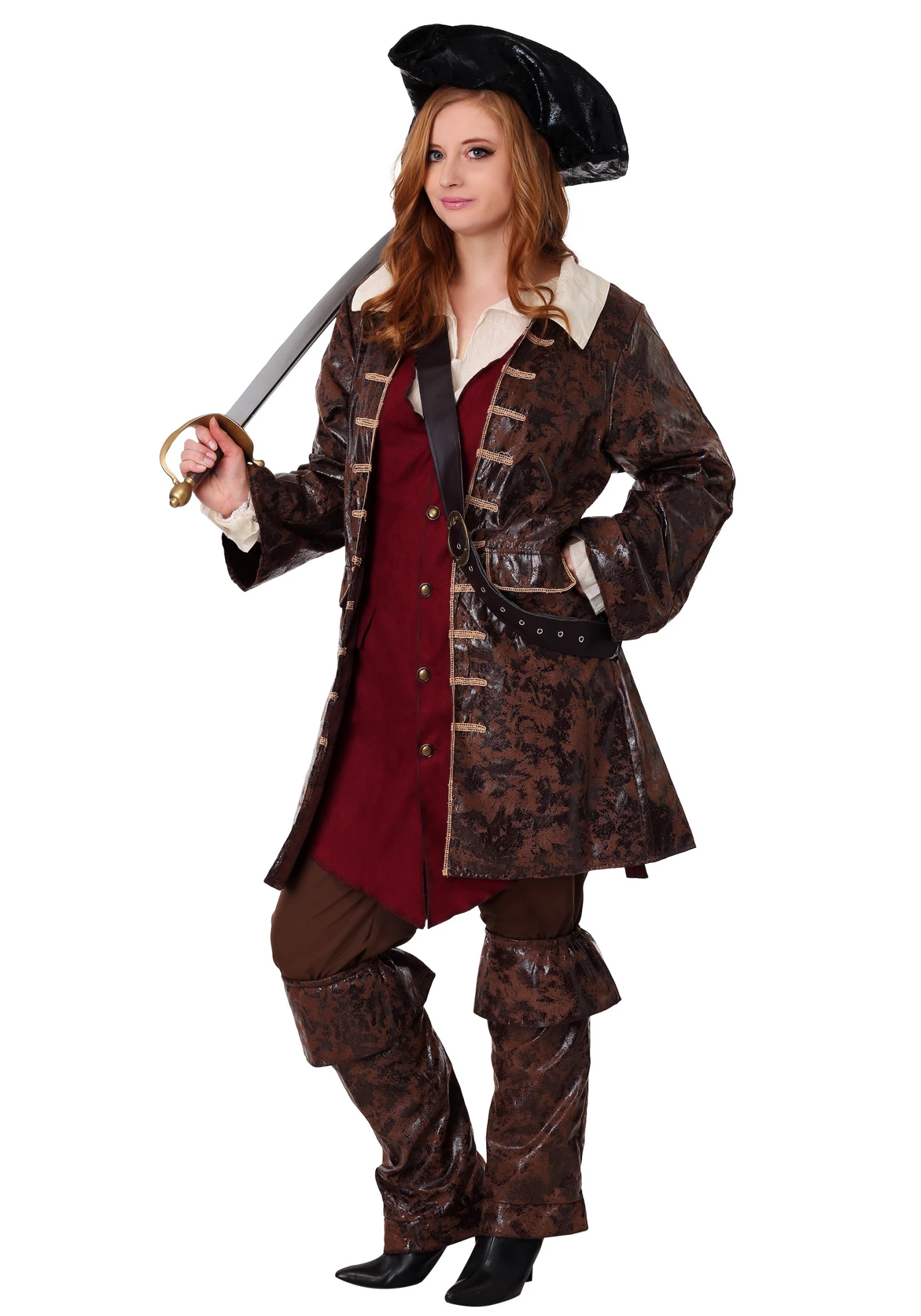 Plus Size Womens Caribbean Pirate Costume 1 Plus Size Womens Caribbean Pirate Costume