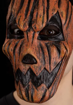 Jack-O-Lantern Pumpkin Mask For Adults -Smiffys Sales pumpkin mask alt 2