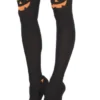AMSCAN Over The Knee Pumpkin Socks