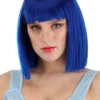 Royal Blue Bob Wig Accessory