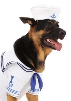 Sailor Pet Costume -Smiffys Sales sailor dog costume alt 2