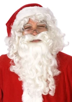 Santa Claus Wig And Beard Set