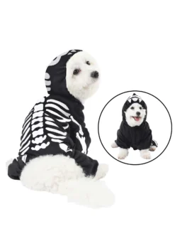 Skeleton Costume For Pets -Smiffys Sales skeleton pet costume alt 4