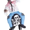 Skeleton Piggyback Mens Costume