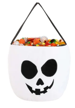 Spooky Skull Halloween Treat Bag