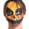 Sublimated Scary Pumpkin Mask