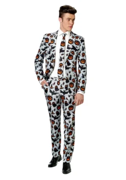 Opposuits Suitmeister Halloween Pumpkin Men's Suit