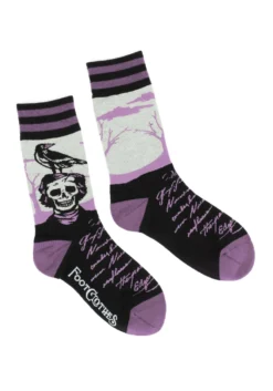 Poe The Raven Socks -Smiffys Sales the raven poe socks alt 2