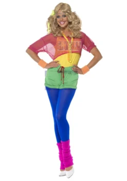 Smiffys Womens 80s Lets Get Physical Costume