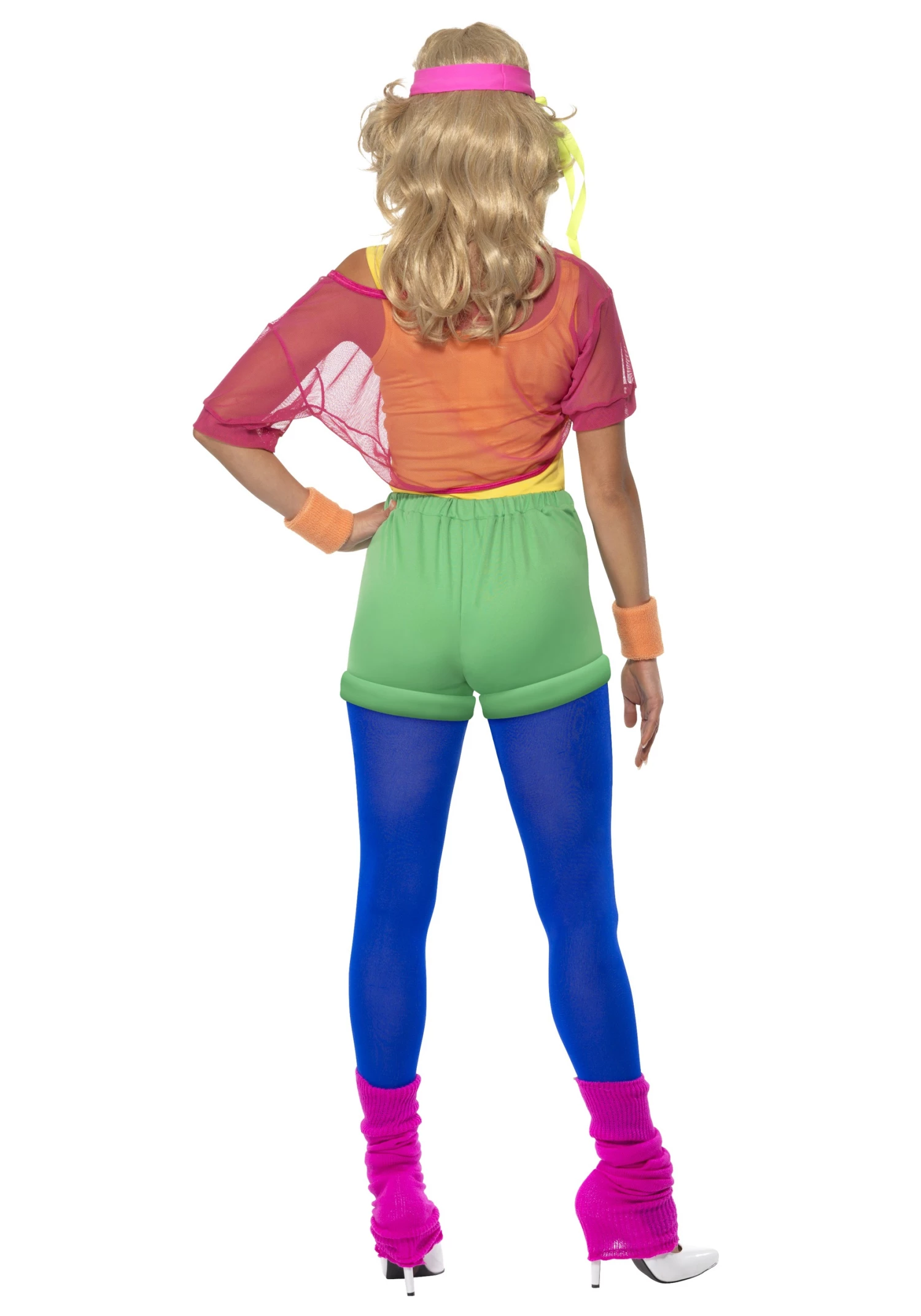 Smiffys Womens 80s Lets Get Physical Costume 2 Smiffys Womens 80s Lets Get Physical Costume - Image 2