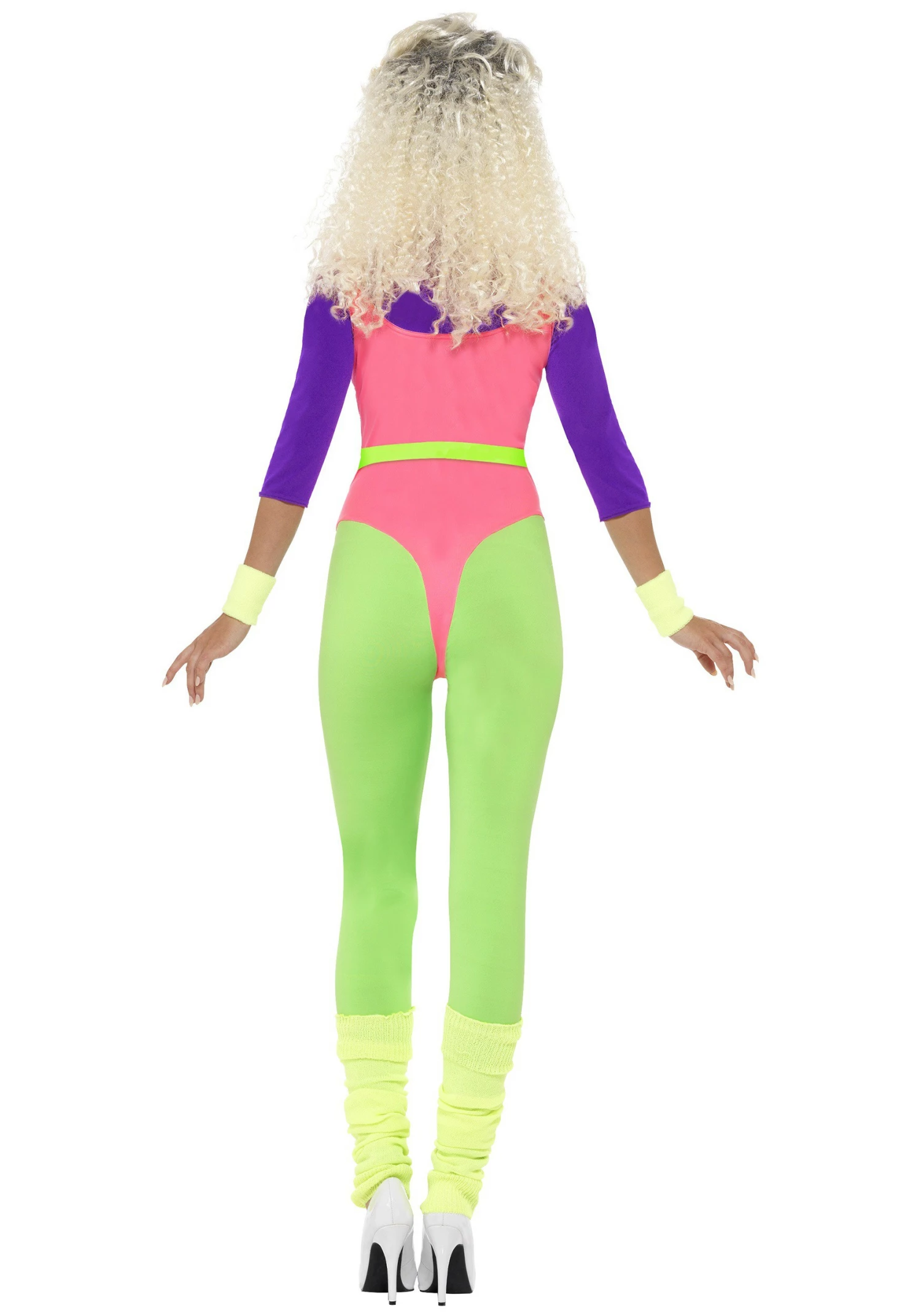 Smiffys Women's 80s Workout Costume 2 Smiffys Women's 80s Workout Costume - Image 2