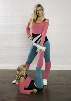 Women's 80's Workout Girl Costume 12 Women's 80's Workout Girl Costume -Smiffys Sales womens 80s workout girl alt 3