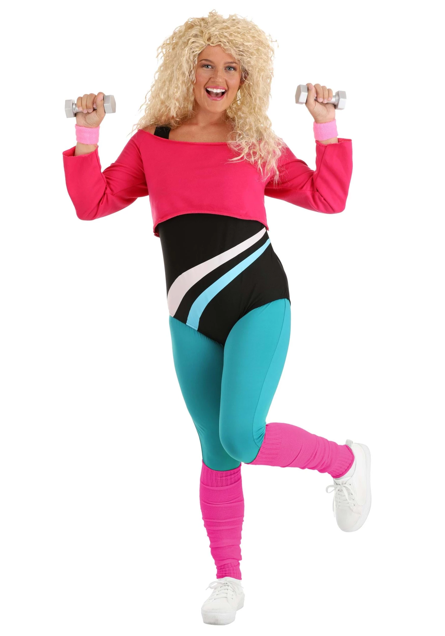 Women's 80's Workout Girl Costume 8 Women's 80's Workout Girl Costume - Image 8
