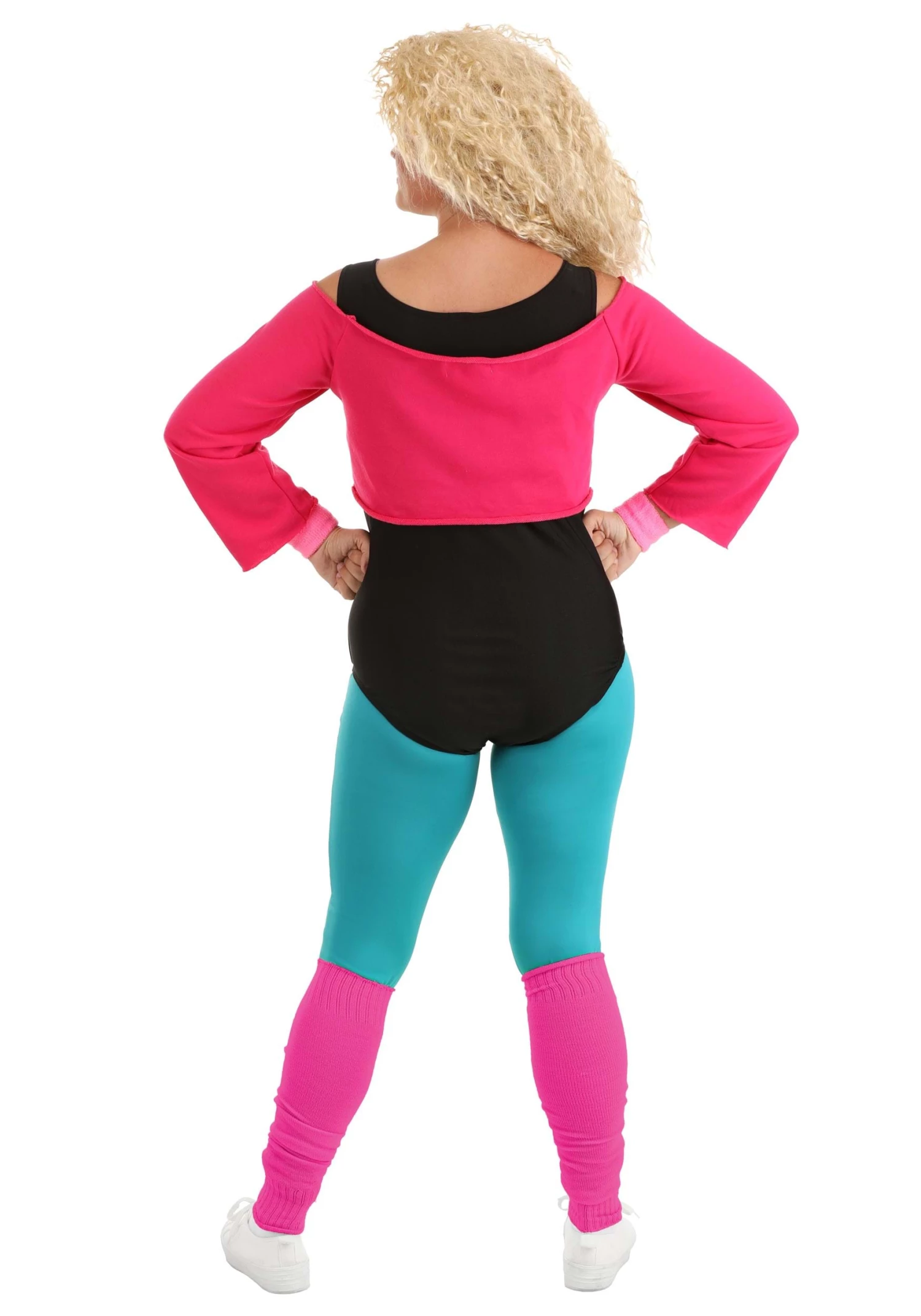 Women's 80's Workout Girl Costume 9 Women's 80's Workout Girl Costume - Image 9