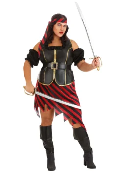 Plus Size Budget Pirate Costume Dress For Women