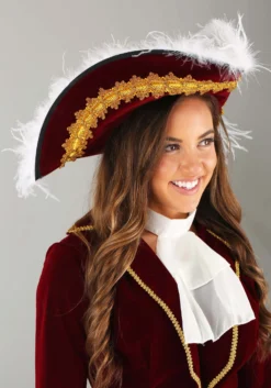 Women's Captain Hook Costume -Smiffys Sales womens captain blackheart costume alt 7