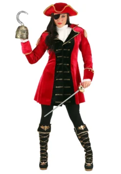Captain Hook Costume For Women